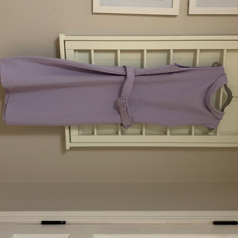 Ann Taylor light purple belted dress.